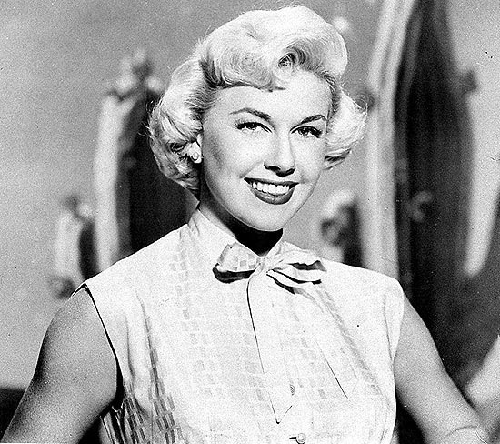 A atriz Doris Day em 