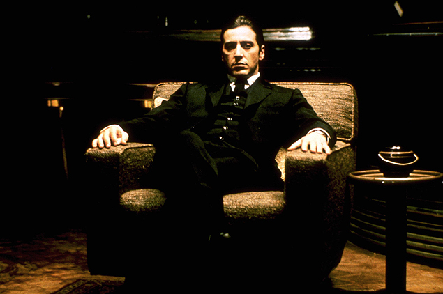 Al Pacino como Michael Corleone no filme "O Poderoso Chefão 2" Crédito: Divulgação ***DIREITOS RESERVADOS. NÃO PUBLICAR SEM AUTORIZAÇÃO DO DETENTOR DOS DIREITOS AUTORAIS E DE IMAGEM***