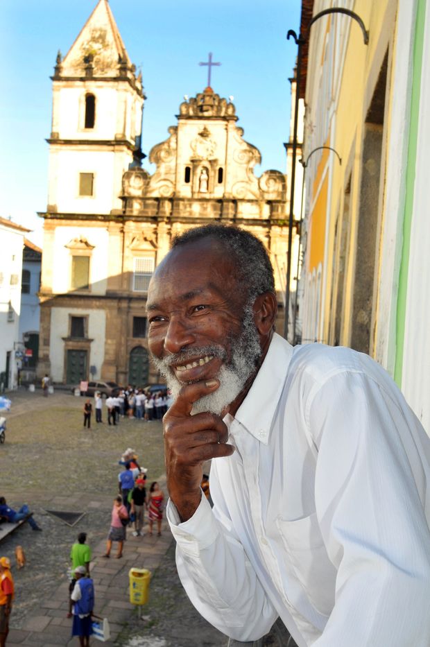 Clarindo Silva, que mantm a Cantina da Lua, principal reduto de samba do Pelourinho, em Salvador