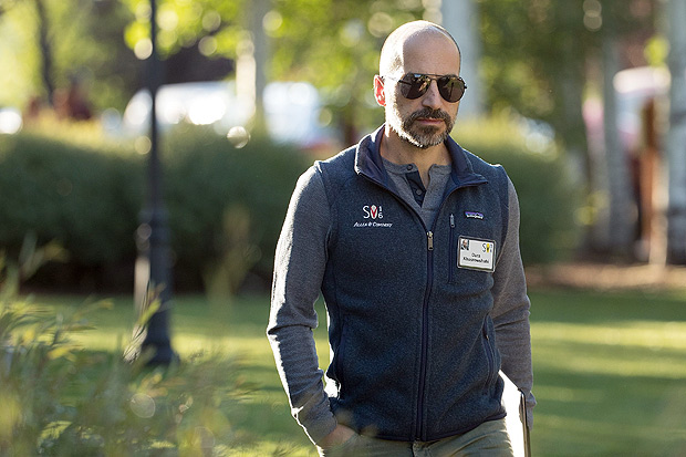 (FILES) This file photo taken on July 7, 2016 shows Dara Khosrowshahi, chief executive officer of Expedia, Inc., attending the annual Allen & Company Sun Valley Conference, July 7, 2016 in Sun Valley, Idaho. Khosrowshahi is credited with turning the company into a global travel services behemoth, winning admiration from employees on the journey. Uber is hoping he will now slip into the driver's seat at the controversy-battered ride-sharing service and steer it along a similarly glorious route. The San Francisco-based startup has yet to confirm reports that Khosrowshahi was picked to replace ousted chief Travis Kalanick. / AFP PHOTO / GETTY IMAGES NORTH AMERICA / Drew Angerer