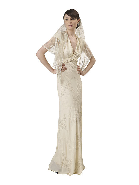 Vestido de noiva da grife Libelula; boatos dão conta de que estilista Sophie Cranston teria desenhado vestido