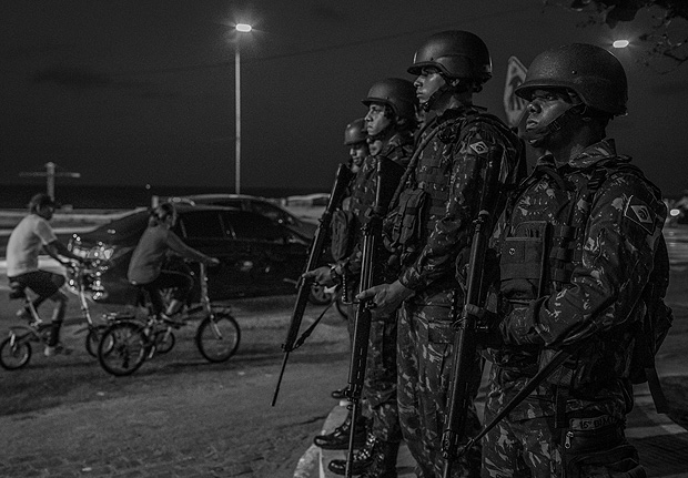 Forças Armadas patrulham ruas em Natal