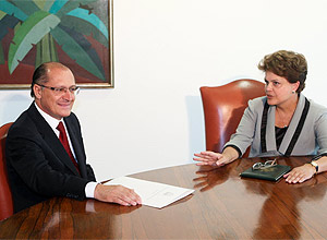 Alckmin foi recebido por Dilma em reunião para tratar de interesses 'comuns ao governo federal e ao governo de SP