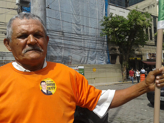 O metalúrgico aposentado Jackson Bernardo dos Santos, de 65, eleitor de Marina Silva