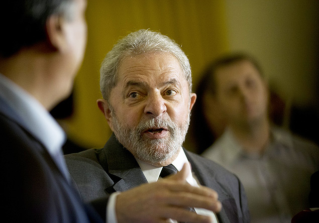 Brazil's former President Luiz Inacio Lula da Silva speaks during a press conference, after a meeting with Rio de Janeiro's Governor Luiz Pezao, in Rio de Janeiro, Brazil, Thursday, Dec. 3, 2015. Silva made comments about the impeachment proceedings against fellow Worker's Party member, Brazilian President Dilma Rousseff.
