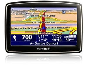 Navegador de GPS da TomTom; mercado dos aparelhos sofre com a entrada dos smartphones com a tecnologia
