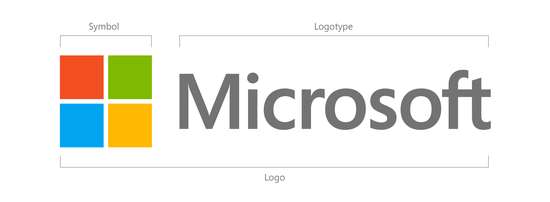 O novo logotipo da Microsoft; identidade visual da marca foi renovada após 25 anos com o mesmo logo
