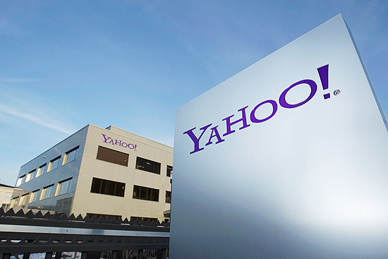 Edifício do Yahoo em Genebra, na Suíça; empresa fechou acordo global com o Google em publicidade direcionada