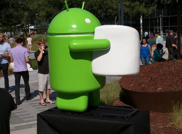 Imagem do boneco referente  verso 6.0 do Android, Marshmallow