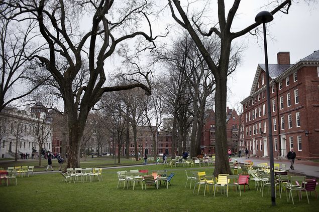 O campus da Universidade Harvard