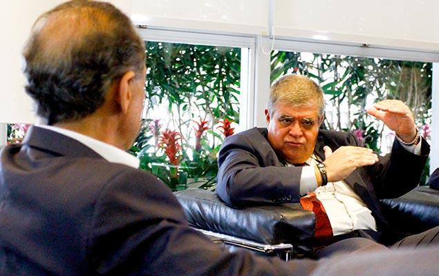 O ministro da Secretaria de Governo, Carlos Marun, se reúne com a direção da Fiesp, em São Paulo, na tarde desta terça
