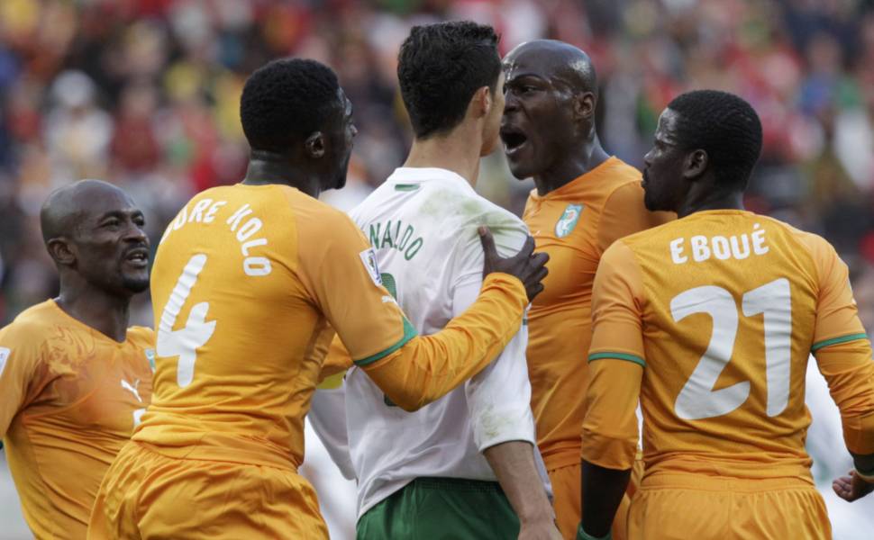 Confira fotos do jogo Portugal x Costa do Marfim