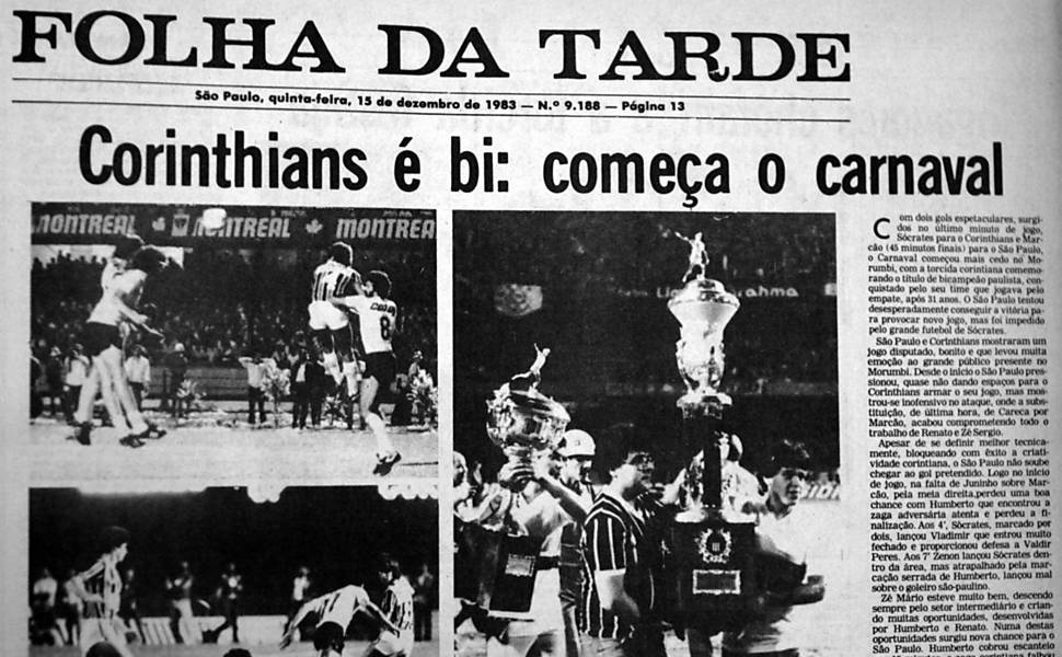 Democracia Corinthiana era um movimento criado nos anos 80. De 81 a 85, o elenco fazia votação para tomar decisões consideradas vitais. Tudo era escolhidos por voto, desde o valor da premiação até o nome do treinador