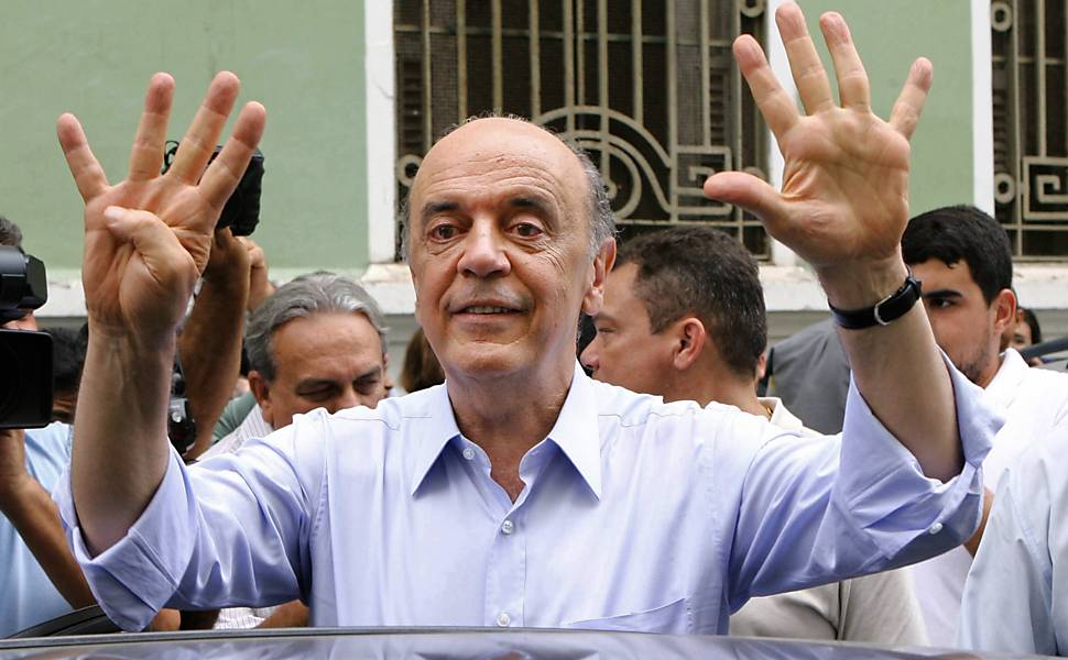 José Serra na eleição de 2010