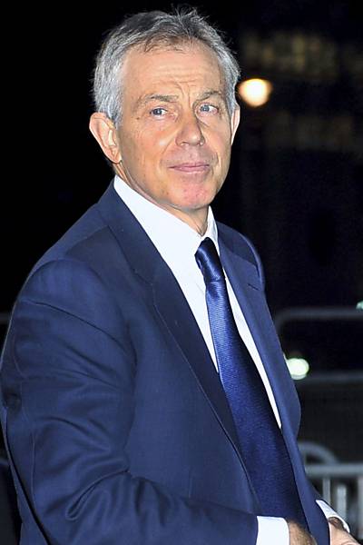 Britânicos protestam contra Tony Blair
