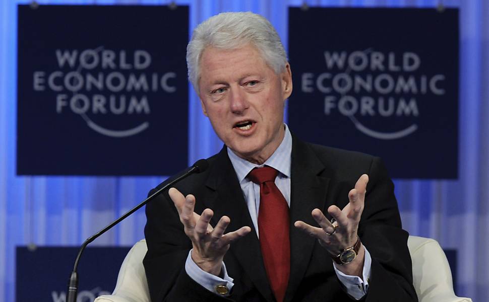 Ex-presidente dos Estados Unidos, Bill Clinton