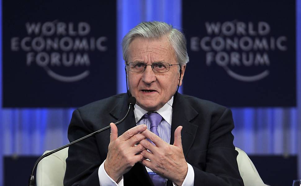 Presidente do Banco Central Europeu, Jean-Claude Trichet
