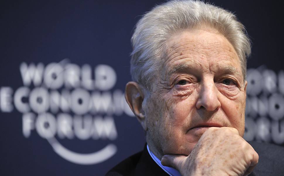 O investidor hungaro-americano, George Soros