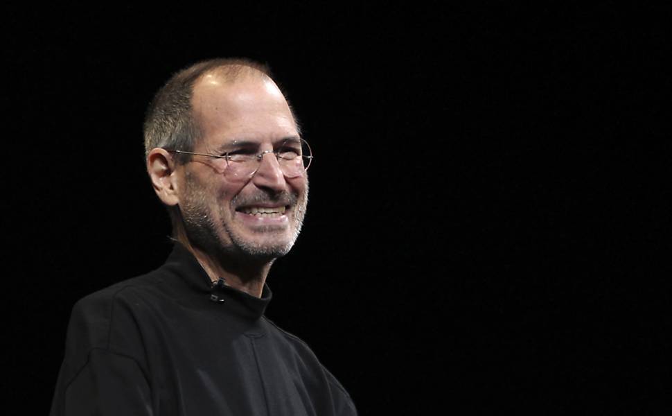 Steve Jobs sorri durante conferência do desenvolvedores da Apple em San Francisco (EUA)