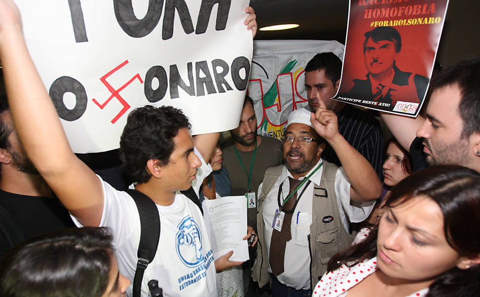 Protesto contra Jair Bolsonaro