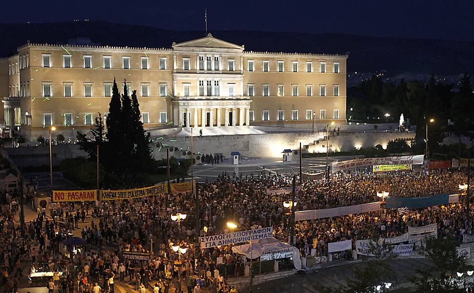 Protestos na Grécia
