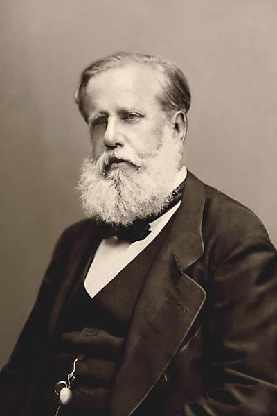 O imperador d. Pedro 2º, em Lisboa, cerca de 1876