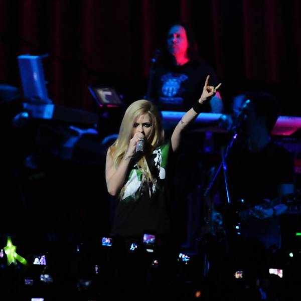Avril Lavigne se apresenta no Credicard Hall em São Paulo