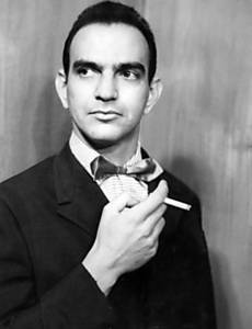 O ator Lima Duarte em fotografia de 1961, que ilustraria matéria da Folha da Manhã intitulada "Lima Duarte: um dos bons atores das Emissoras Associadas"