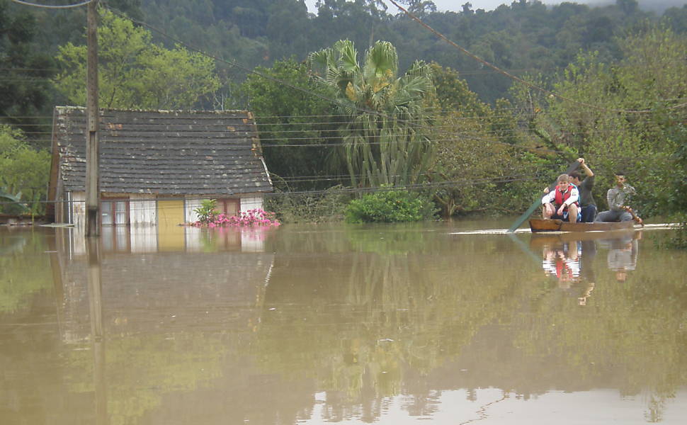 Inundaciones en Santa Catarina