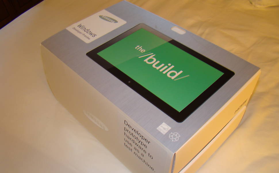 Folha testa tablet da Samsung com Windows 8