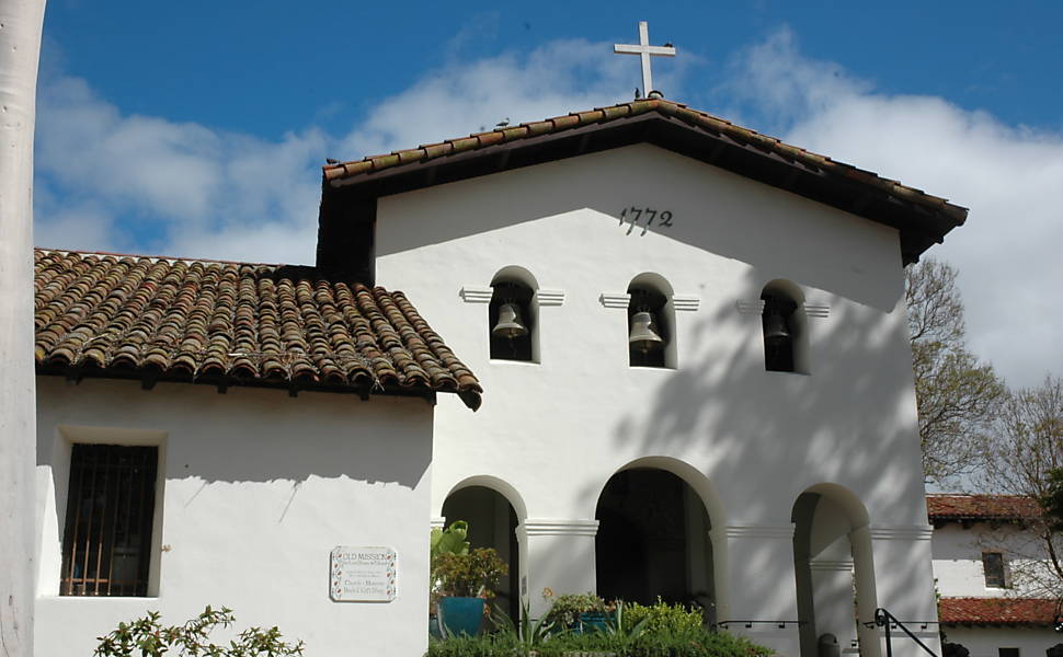 A Missão de San Luis Obispo, que remonta a 1772 