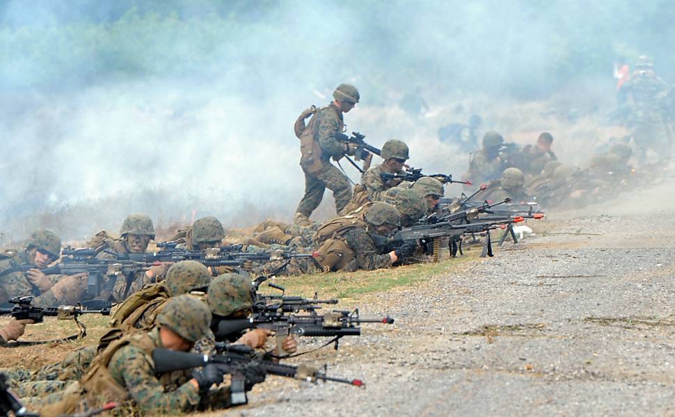 Treinamento militar na Tailândia