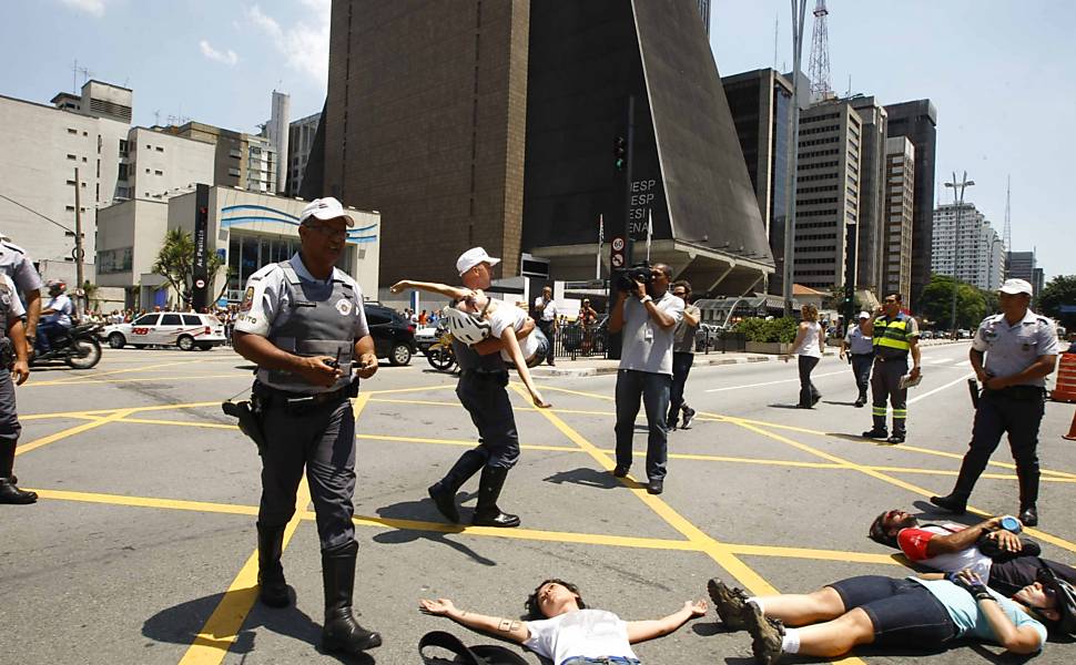 Atropelamento na avenida Paulista