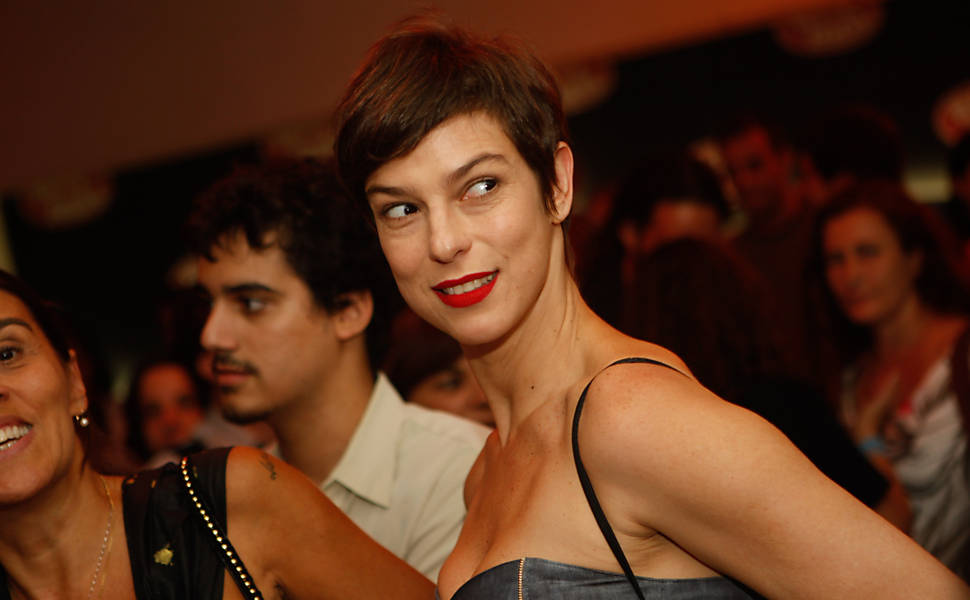 Maria Paula no show "Mulheres que Brilham", em 2010