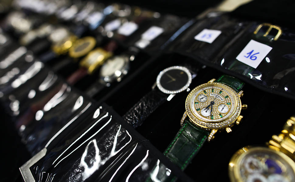 Relógios do traficante Juan Carlos Abadia
