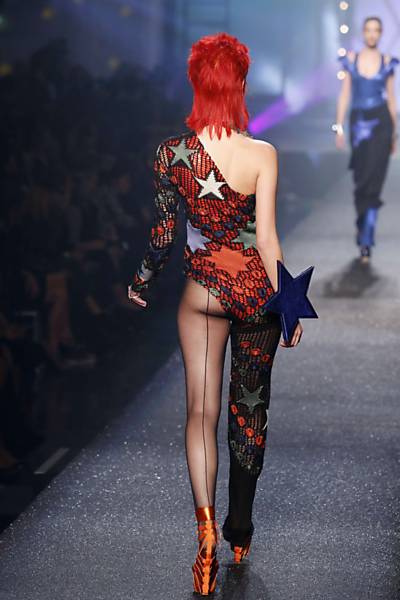 Jean-Paul Gaultier na Semana de Moda de Paris