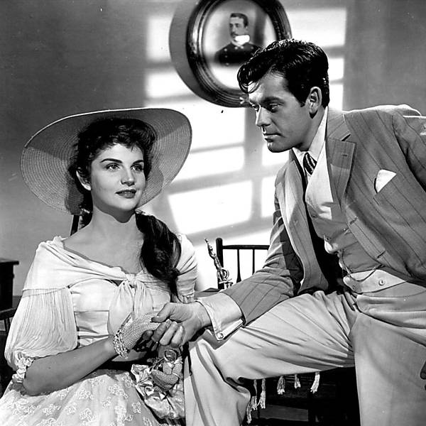 Tonia Carrero e Anselmo Duarte em cena do filme "Tico-Tico no Fubá", sobre o compositor Zequinha de Abreu, dirigido por Adolfo Celi em 1952