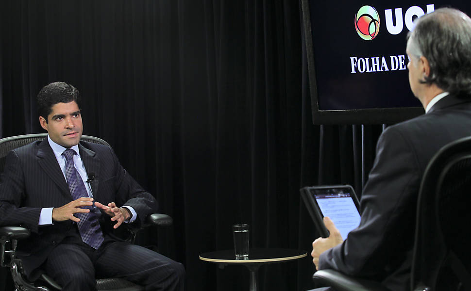 O prefeito eleito de Salvador, ACM Neto, participa do programa "Poder e Política - Entrevista", conduzido pelo jornalista Fernando Rodrigues 