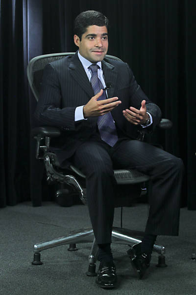 O prefeito eleito de Salvador, ACM Neto, participa do programa "Poder e Política - Entrevista", conduzido pelo jornalista Fernando Rodrigues 