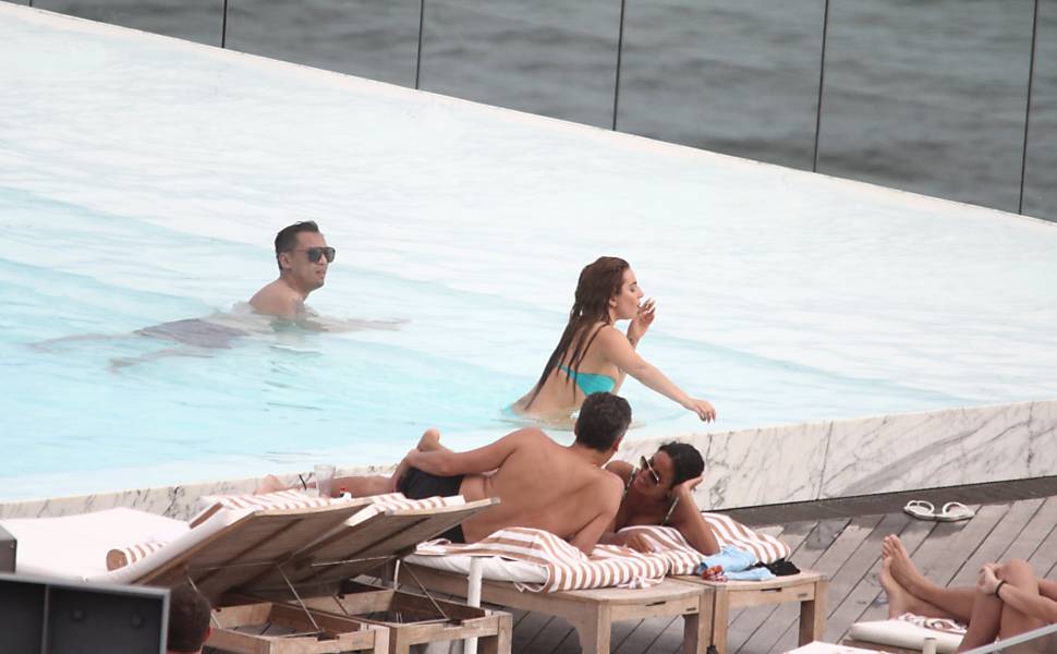Lady Gaga chega ao Rio
