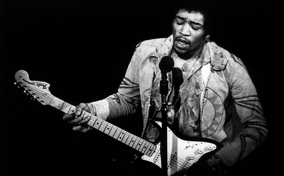 O cantor Jimi Hendrix