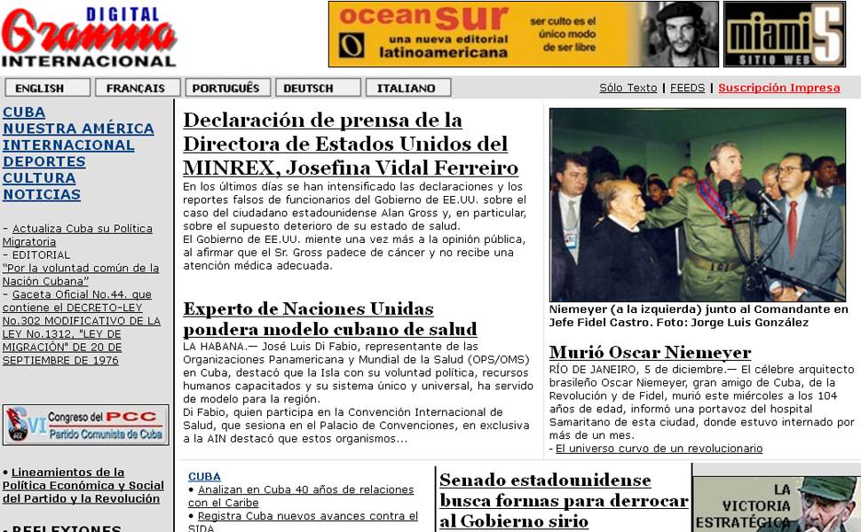 Repercussão da morte de Oscar Niemeyer