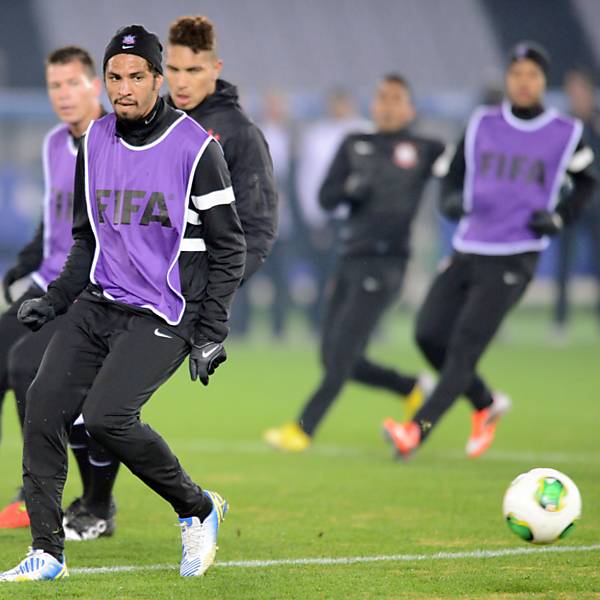 Último treino do Corinthians antes da final