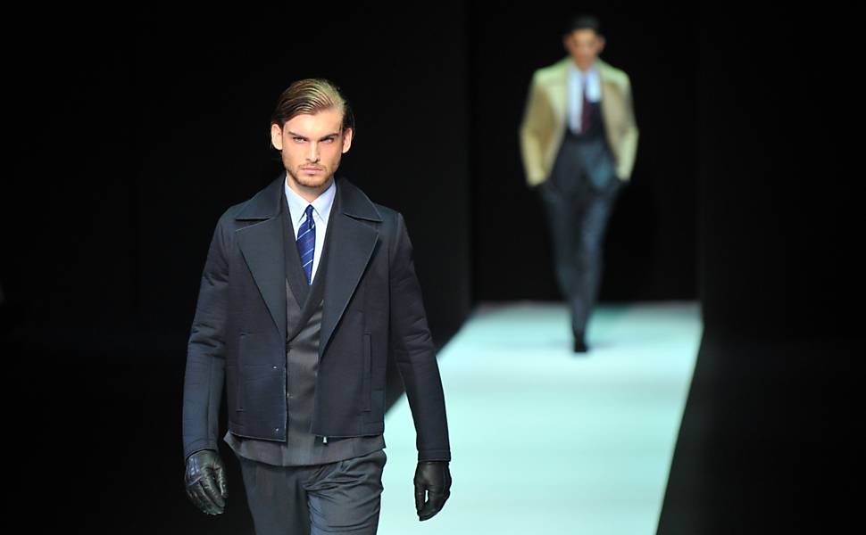 Semana de moda masculina em Milão - Empório Armani