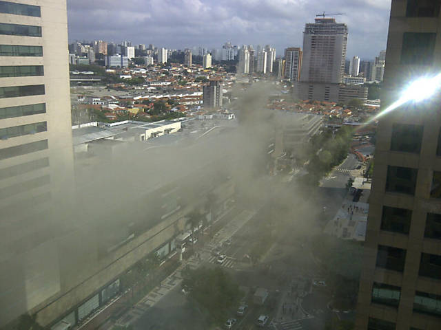 Incêndio no shopping Morumbi