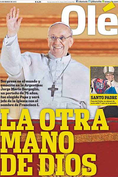 Repercussão da escolha do novo papa nos jornais internacionais