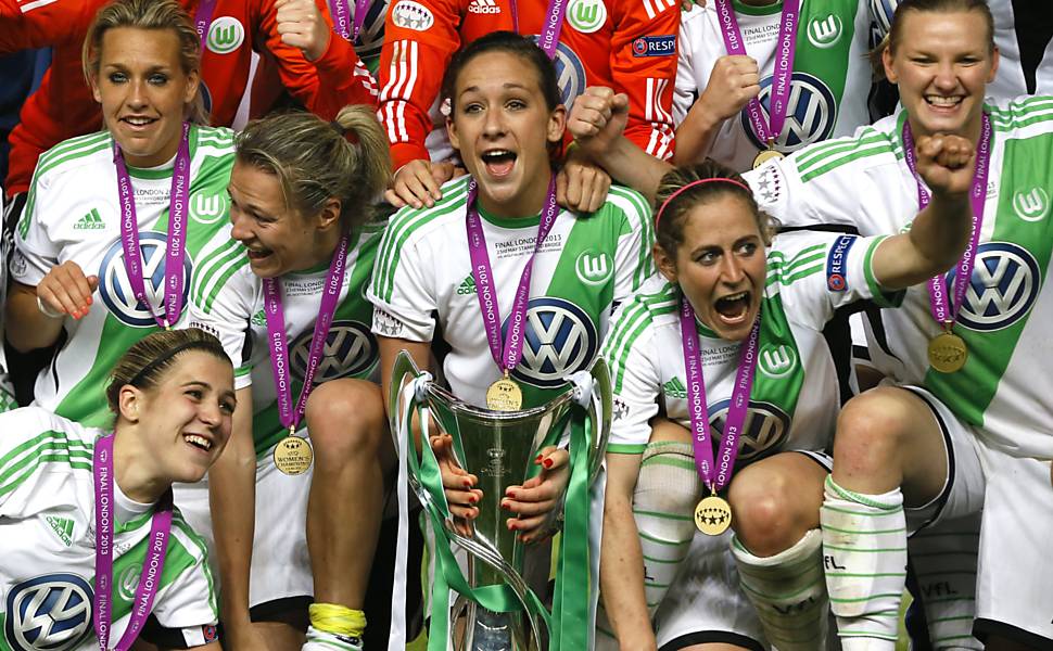 Wolfsburg venceu o Lyon na final da Champions de 2013