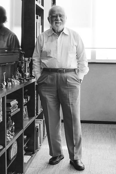 O produtor cultural em sua sala na sede do Sesc, que dirige há 29 anos