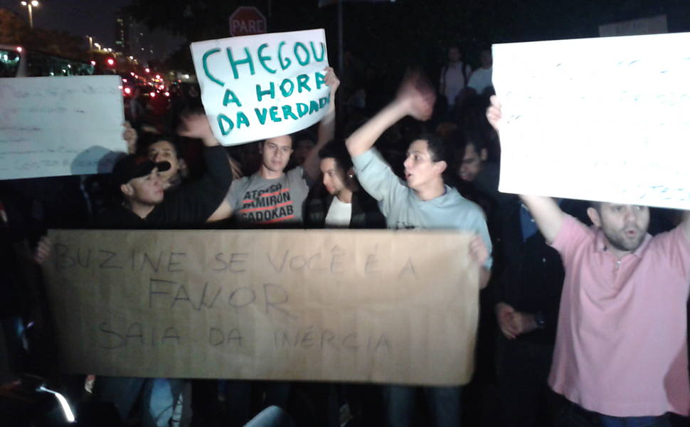 Protesto na Globo