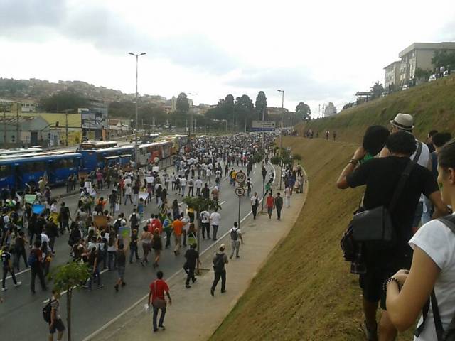 Protestos em Belo Horizonte